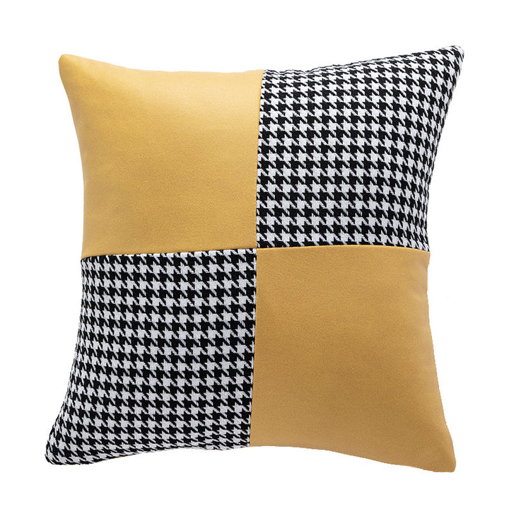 Zeitgenössisches Patchwork Akzentkissen