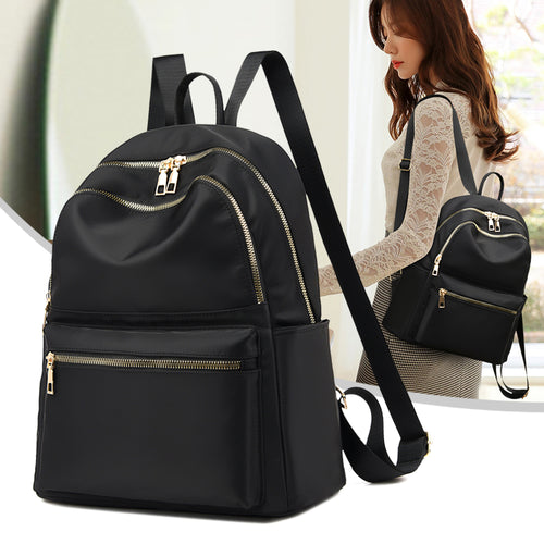 Stylischer Multi-Zip Rucksack Karnz
