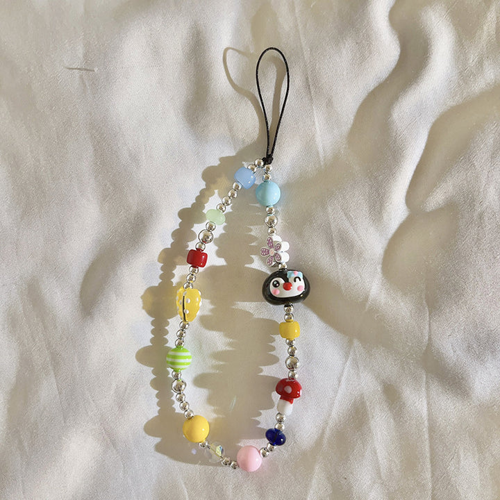 Bunte Perlen Charm Brillenhalter Karnz