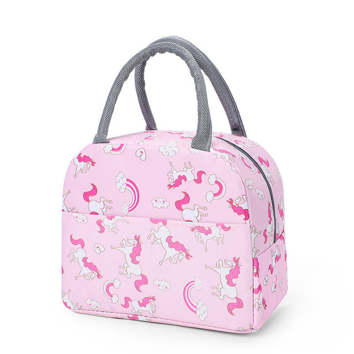 Isolierte Flamingo-Themen Lunch Tasche