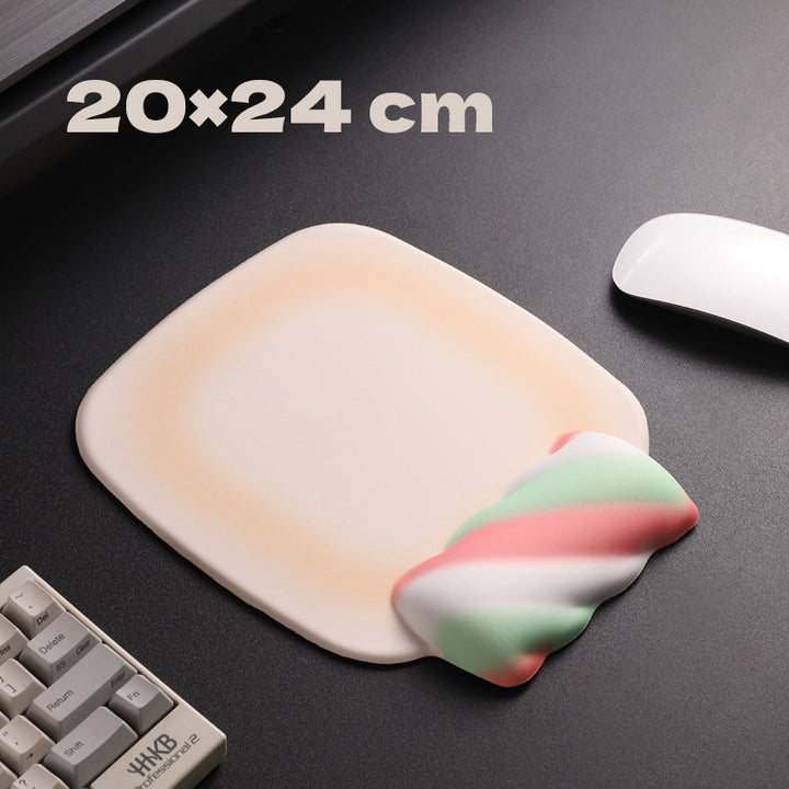 Verdrehter Gel Tastatur Handgelenkstütze