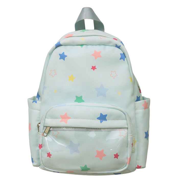 Sternen-Print Multi-Taschen Rucksack Karnz