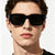 Damen modische Quadrat-Sonnenbrille Karnz