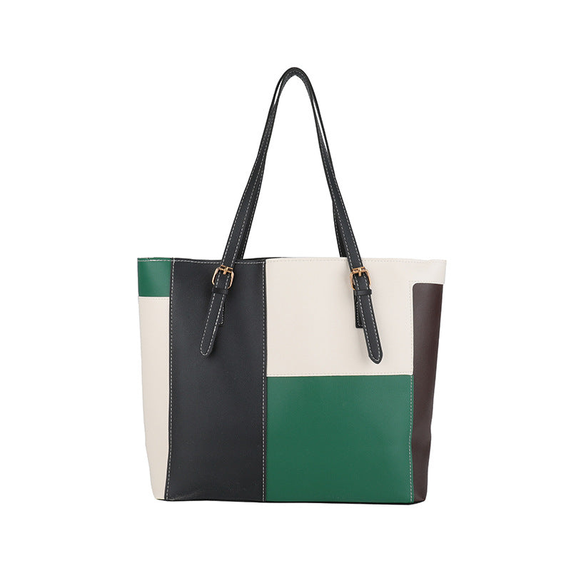 Stylische Farbblock-Tote-Bag Karnz