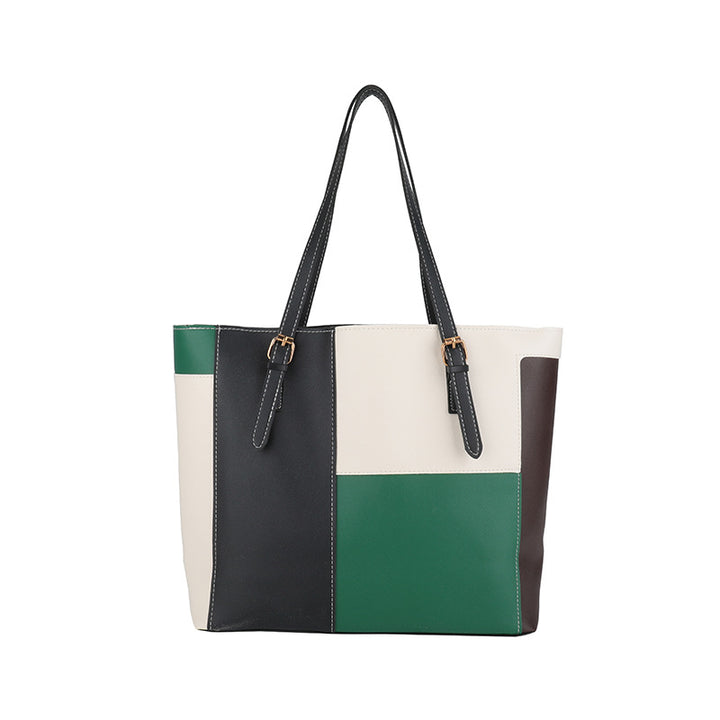 Stylische Farbblock-Tote-Bag Karnz