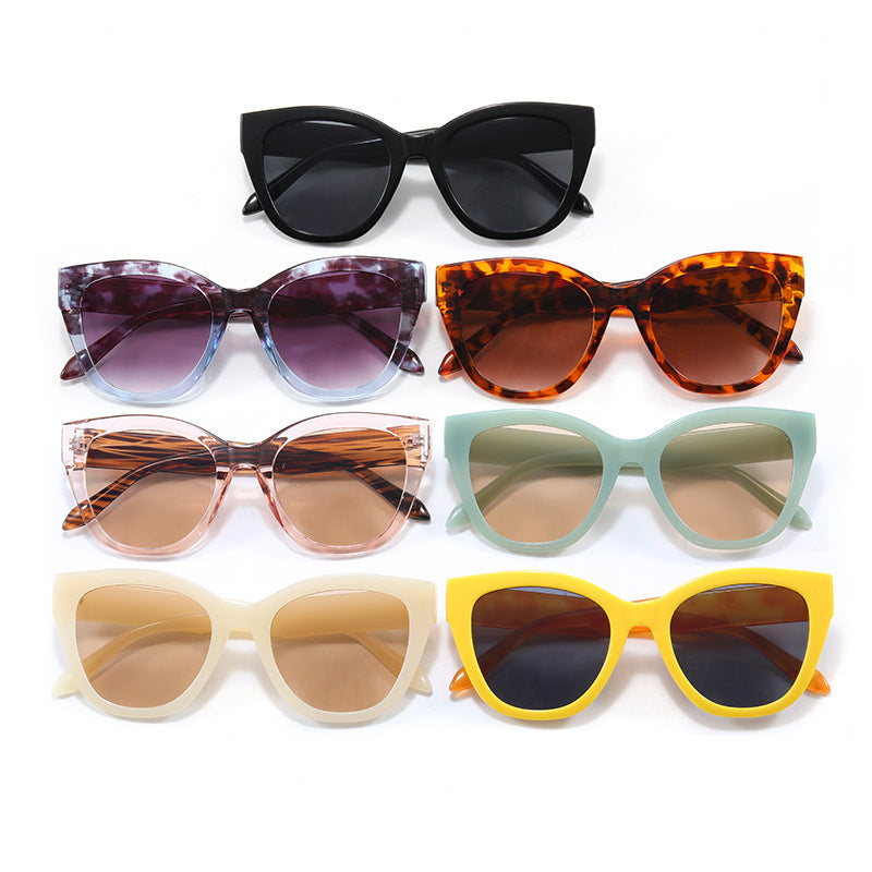 Damen extravagante Sonnenbrille mit modischem Design Karnz
