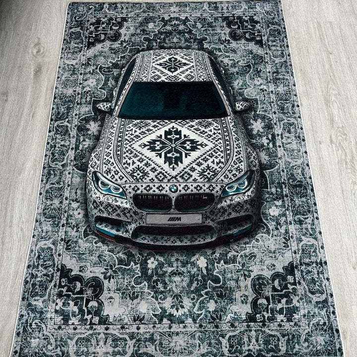 3D Auto Illusion Teppich