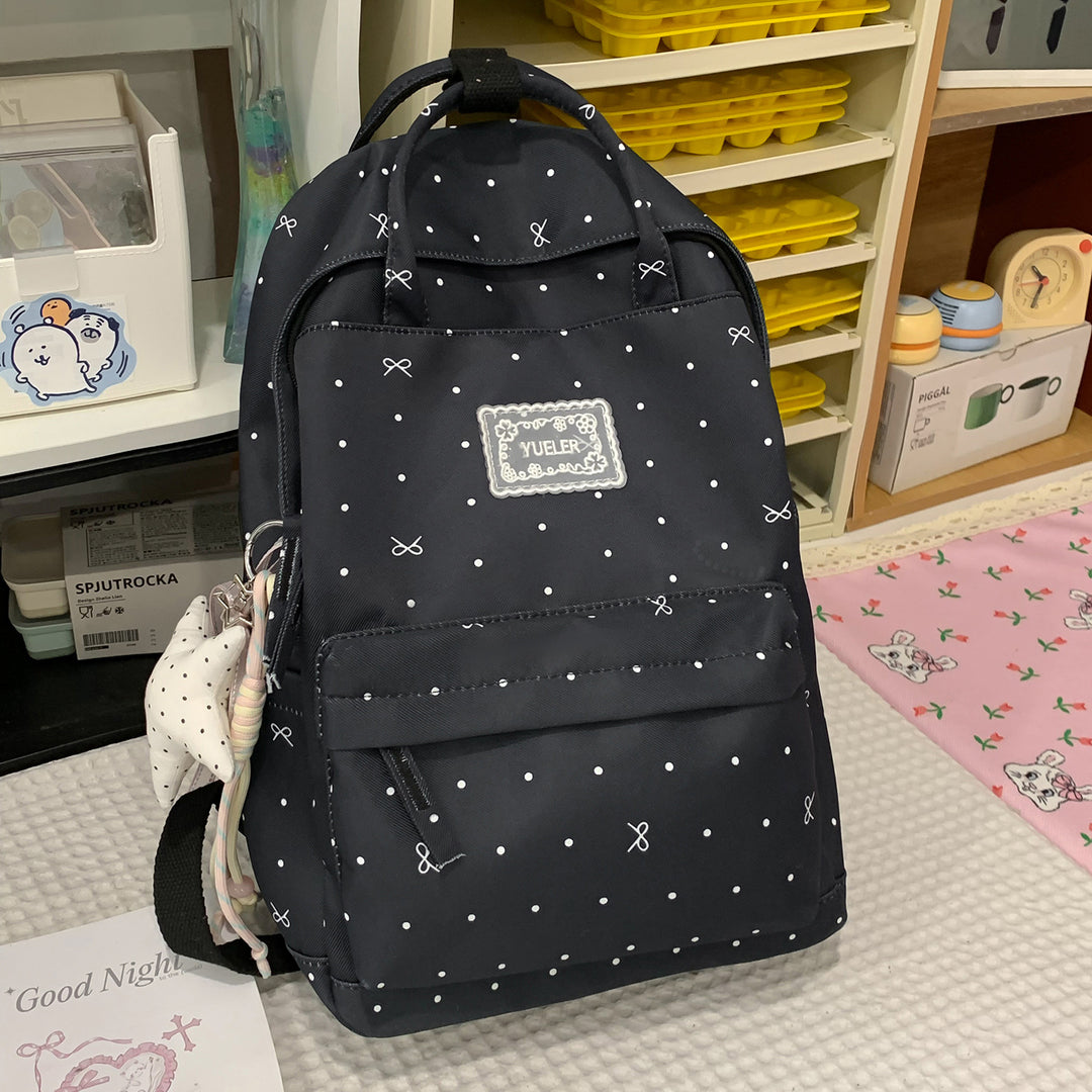 Stylischer gepunkteter Rucksack Karnz