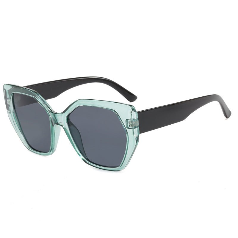 Damen oversized geometrische Sonnenbrille Karnz
