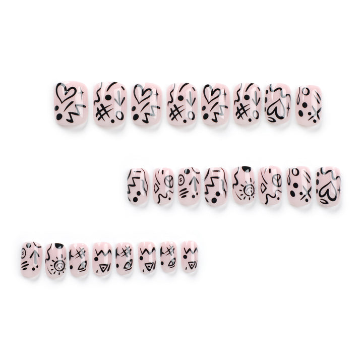 Kreative Nagelkunst mit modernem Designs Karnz