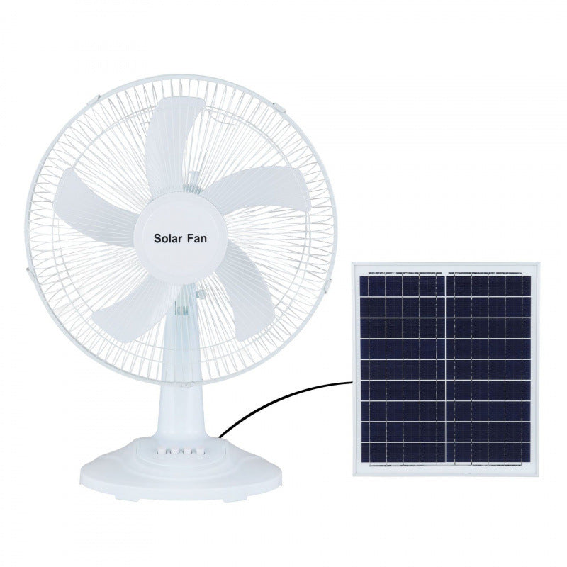Unisex Solarbetriebenes Standventilator mit Fernbedienung und einstellbarer Höhe Karnz