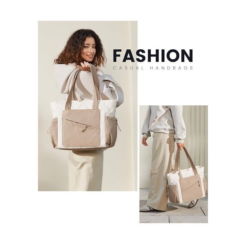Stilvolle und Funktionale Tragetasche mit Separater Kosmetiktasche Karnz