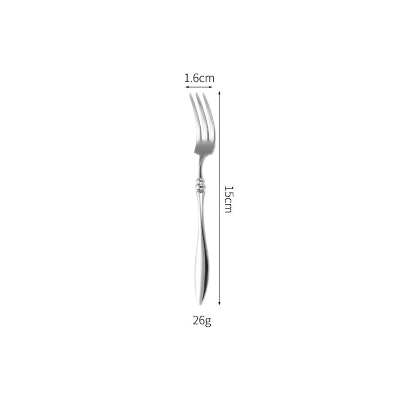 Elegantes Tafelmesser mit Feinem Wellenmuster Karnz