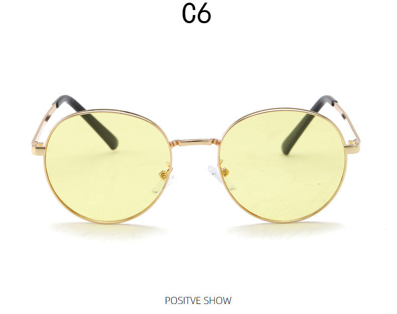 Damen modische Sonnenbrille mit verspiegeltem Farbverlauf Karnz