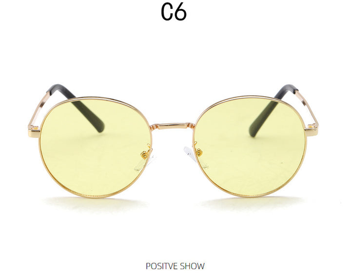 Damen modische Sonnenbrille mit verspiegeltem Farbverlauf Karnz