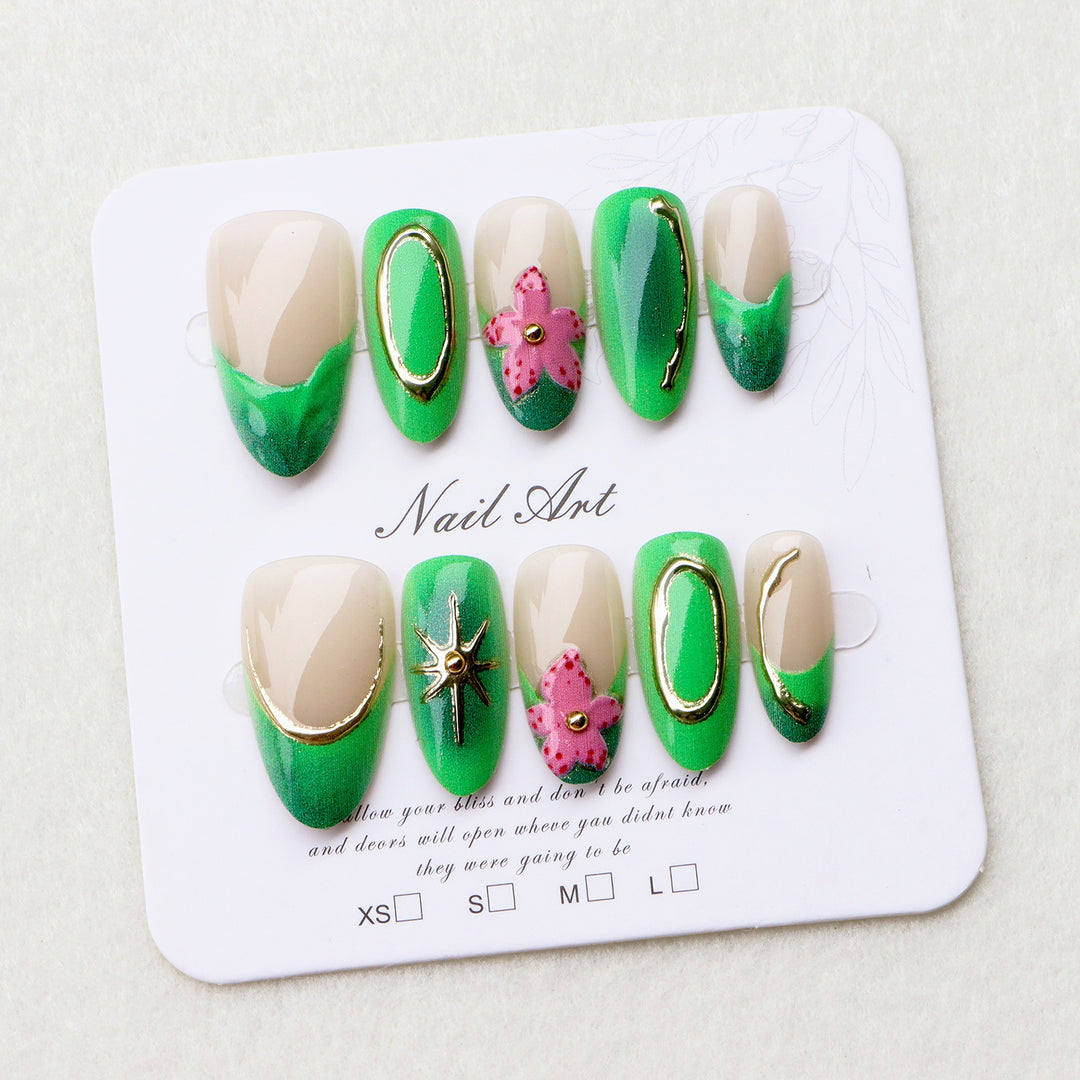Künstlerisches dekoratives Nagelset