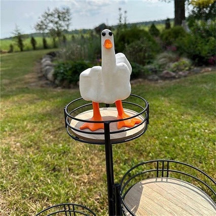 Lustige Gansfigur Karnz