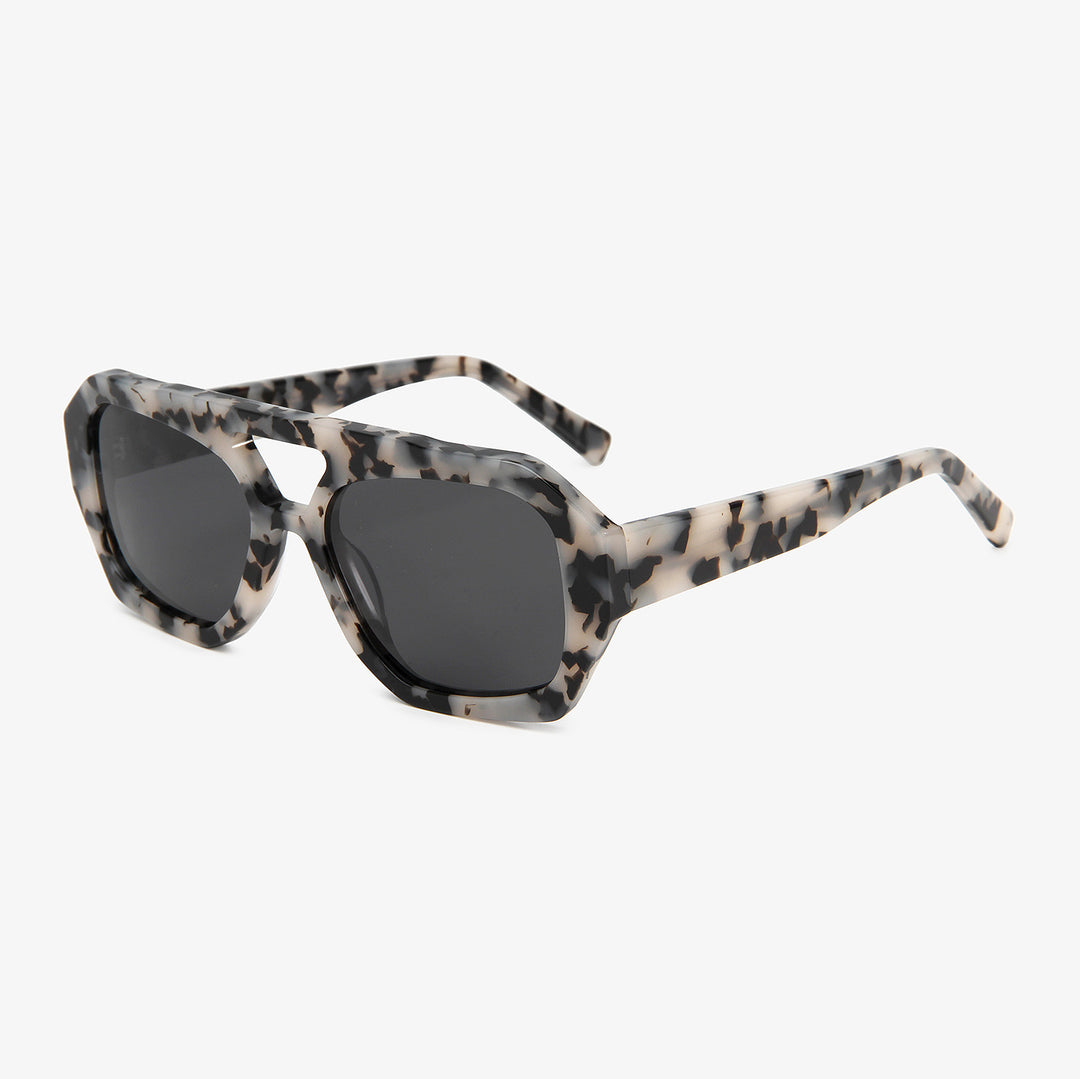 Damen Sonnenbrille im modernen, innovativen Rahmen Design Karnz