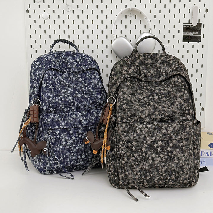 Geräumiger Rucksack mit Sternmuster Karnz