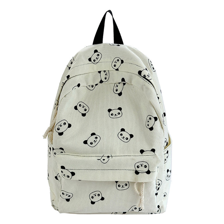 Lässiger Rucksack mit Pandamotiv Karnz