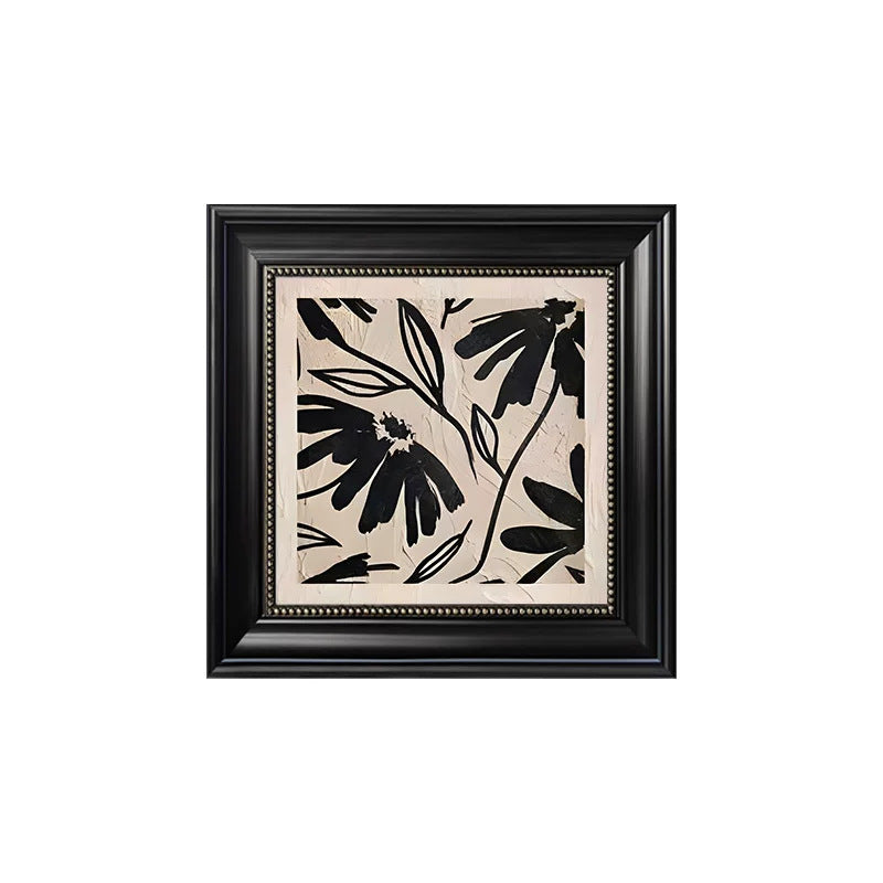 Verzierte Blumige Wandkunst