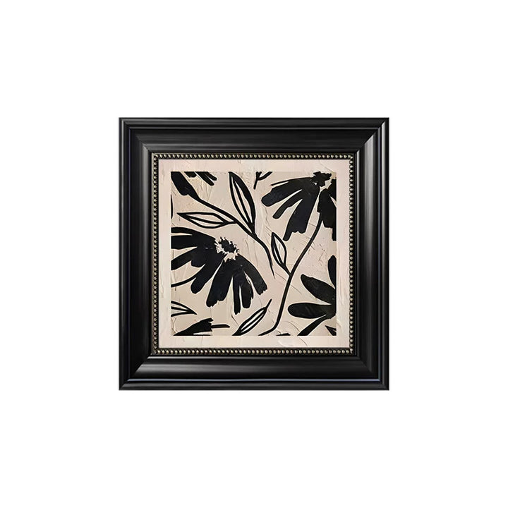 Verzierte Blumige Wandkunst