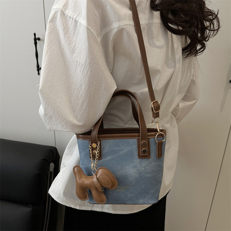 Verspielt Denim Mini Handtasche Karnz