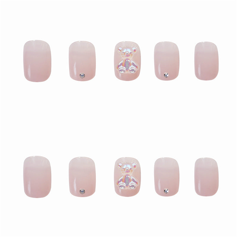 Dekoratives Blumen Press-On Nagelset