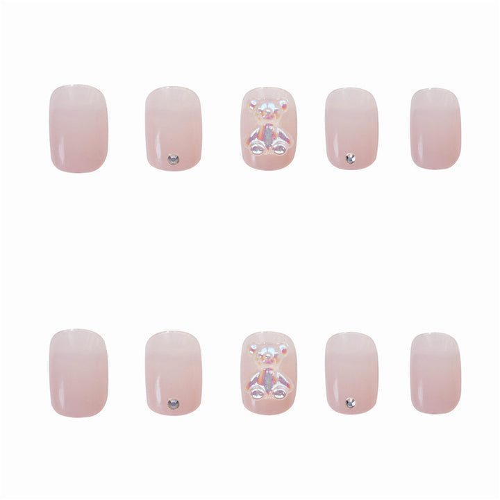 Dekoratives Blumen Press-On Nagelset