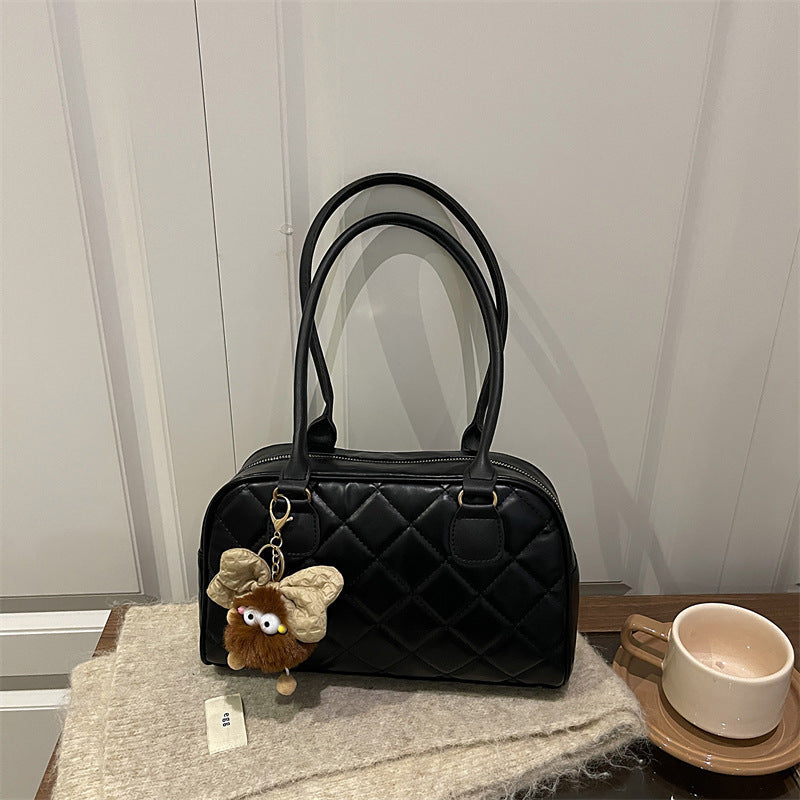 Gepolsterte Kunstleder-Handtasche Karnz