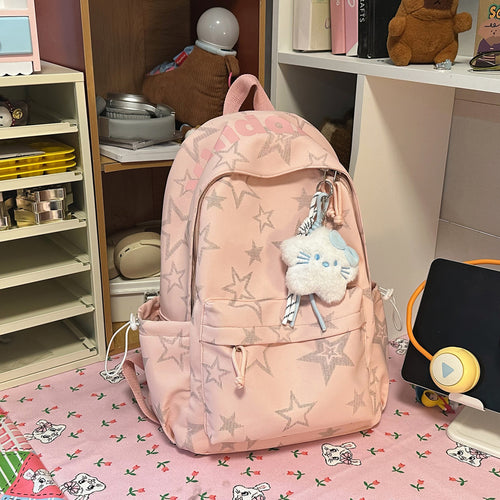 Sternen-Print Freizeit Rucksack