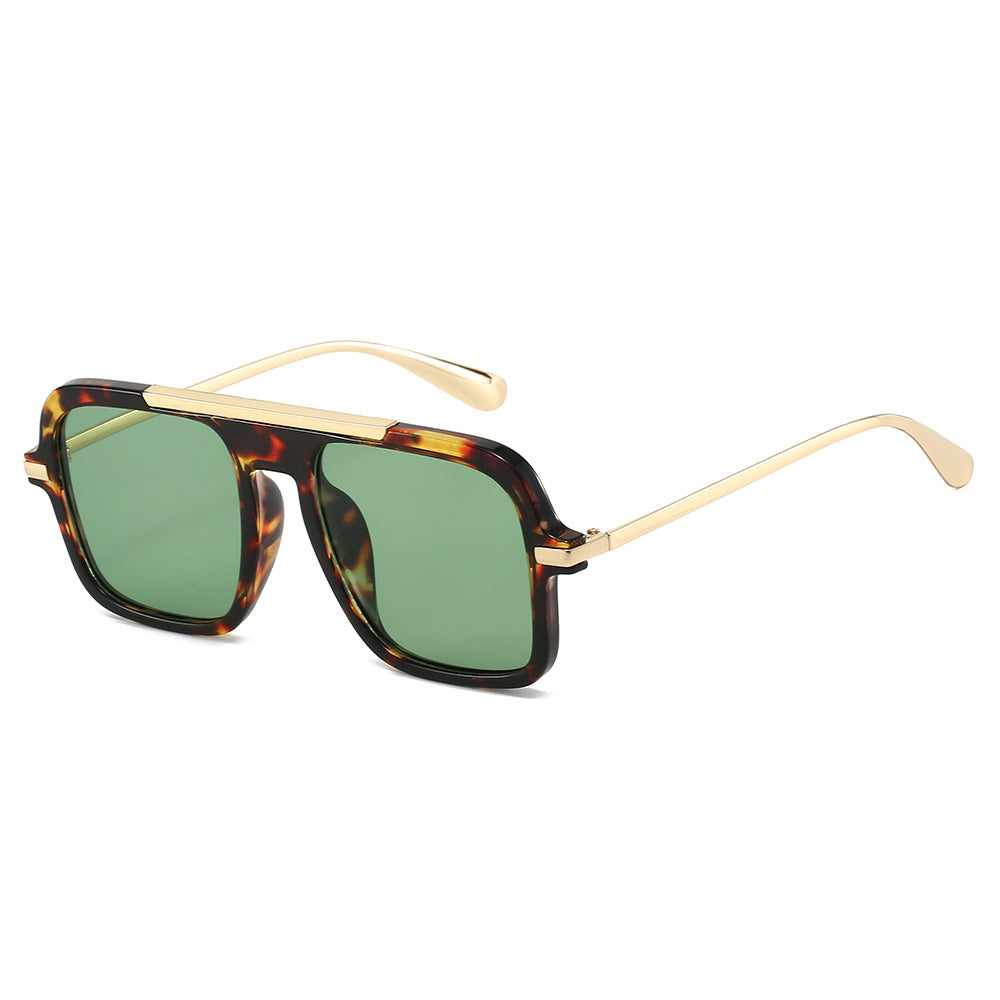 Damen modische Sonnenbrille mit angesagtem quadratischem Rahmen Karnz