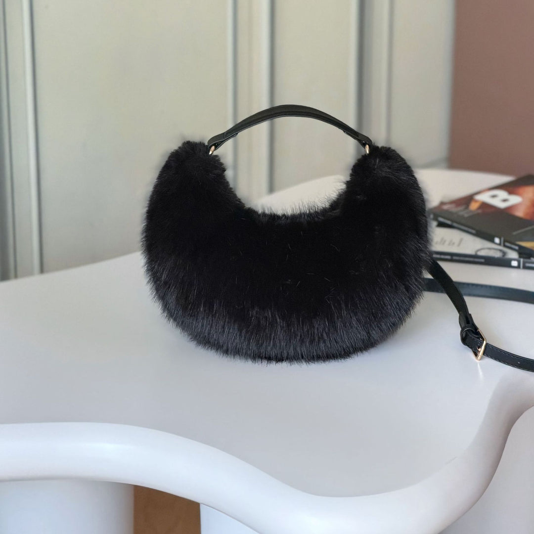 Faux Fur Handtas
