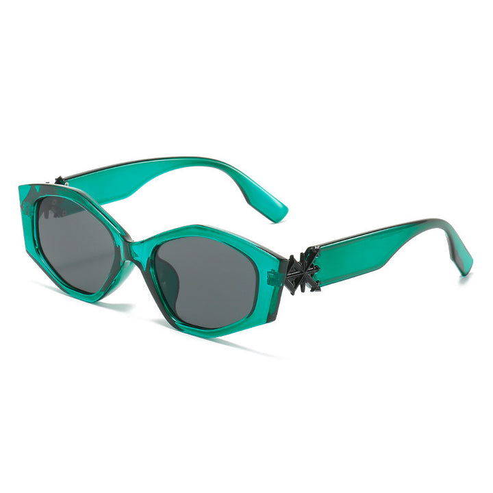 Statement Hexagonale Rahmen Sonnenbrille Karnz 1787812354