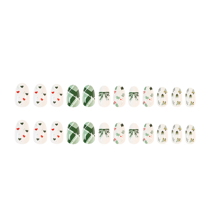 Kreative Weihnachtskunstnägel Karnz