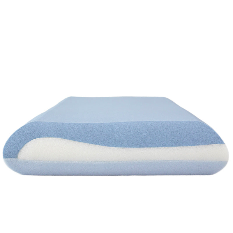 kontur memory foam ergonomisches zervikal-kissen mit atmungsaktivem kühlendem gestricktem bezug und abnehmbarem waschbarem kissenbezug Karnz