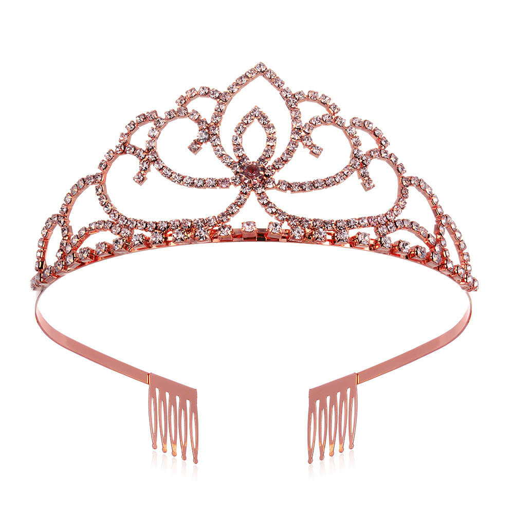 Damen Funkelnde Hairstyling Tiara Karnz