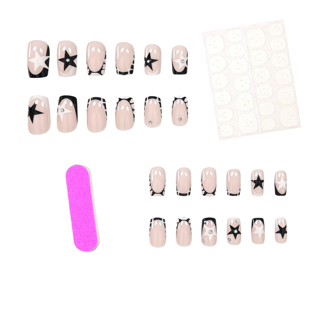 Elegante Künstlerische Gel-Nagelverlängerungen Karnz