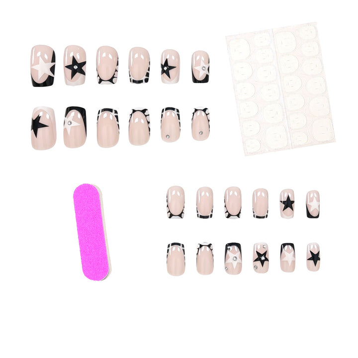 Elegante Künstlerische Gel-Nagelverlängerungen Karnz