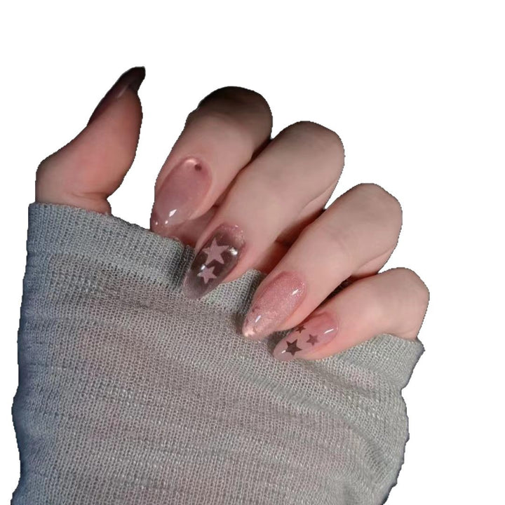 Starry Glitter Press-On Nagelset Karnz