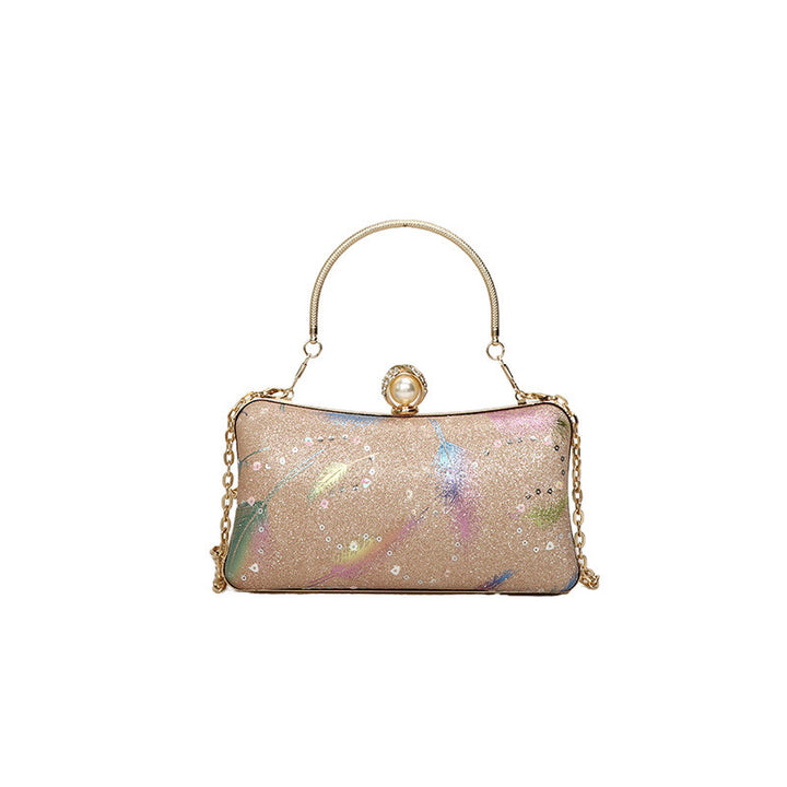 Glitzernde Abend-Clutch-Tasche Karnz