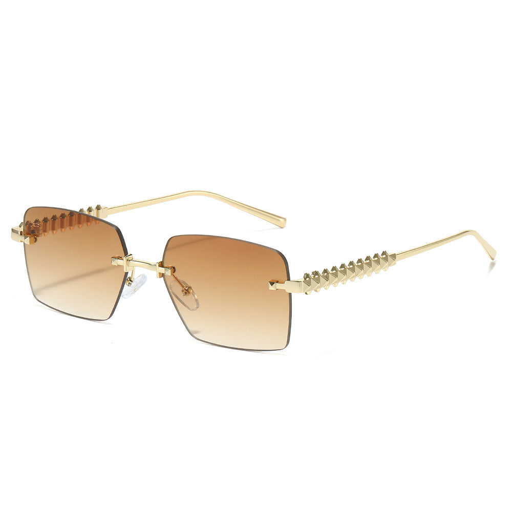Damen Sonnenbrille mit einzigartigem Spitzen-Rahmen Karnz