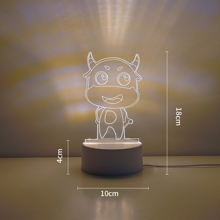 LED Tiger Figur Dekorative Lampe