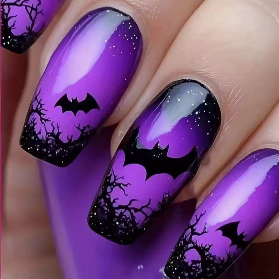 Kunstnagelset mit Halloween-Motiv Karnz