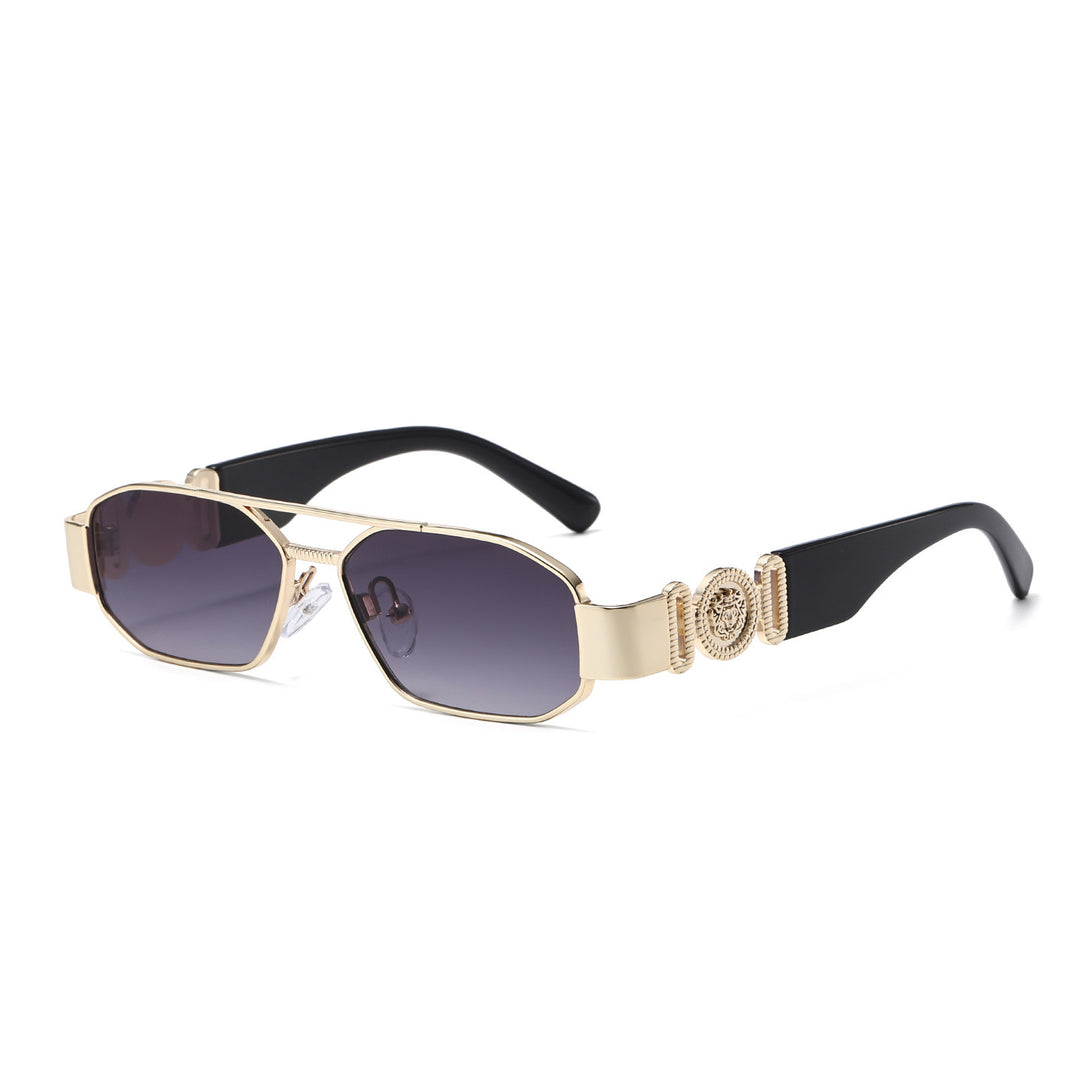 Stylische Übergroße Achtkantige Sonnenbrille Karnz