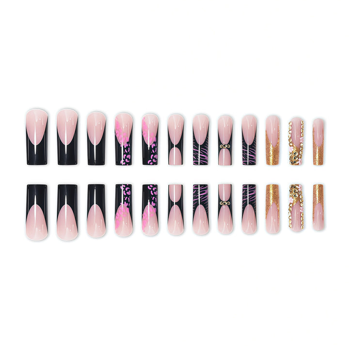 Stylische Stiletto-Nagelverlängerungen Karnz
