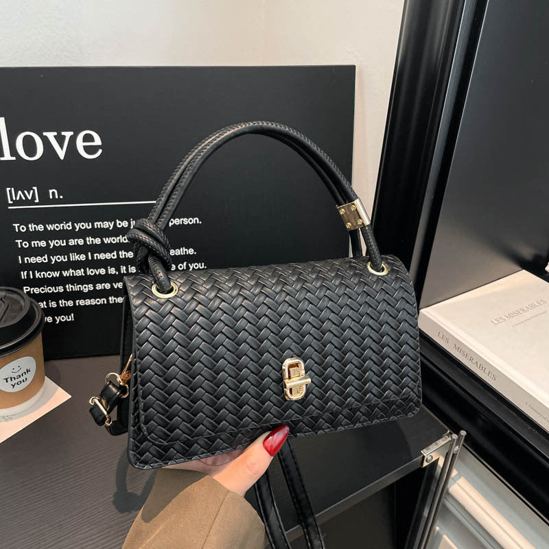 Gewebte Leder Abend-Clutch
