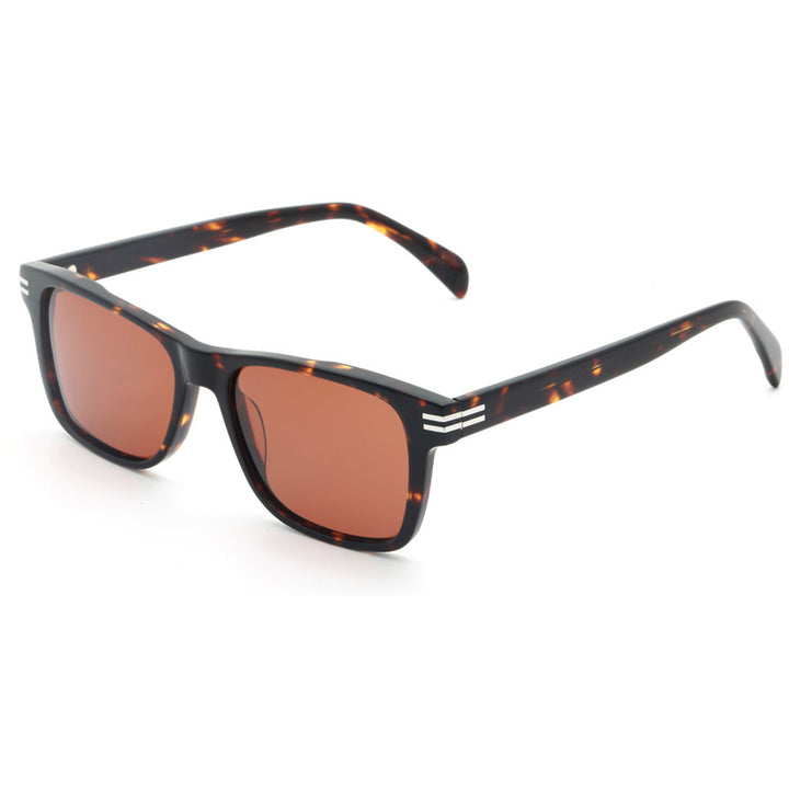 Damen Designer-Sonnenbrille mit modernem Lackrahmen und polarisierten Gläsern Karnz