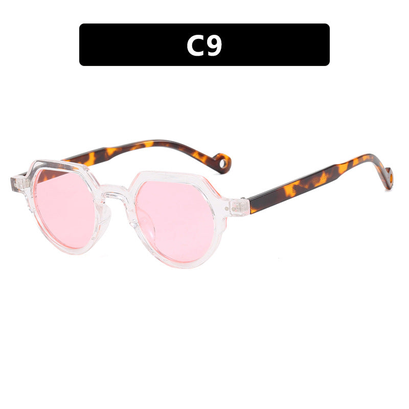Damen geometrische Sonnenbrille mit schützendem UV-Filter und robustem Rahmen Karnz
