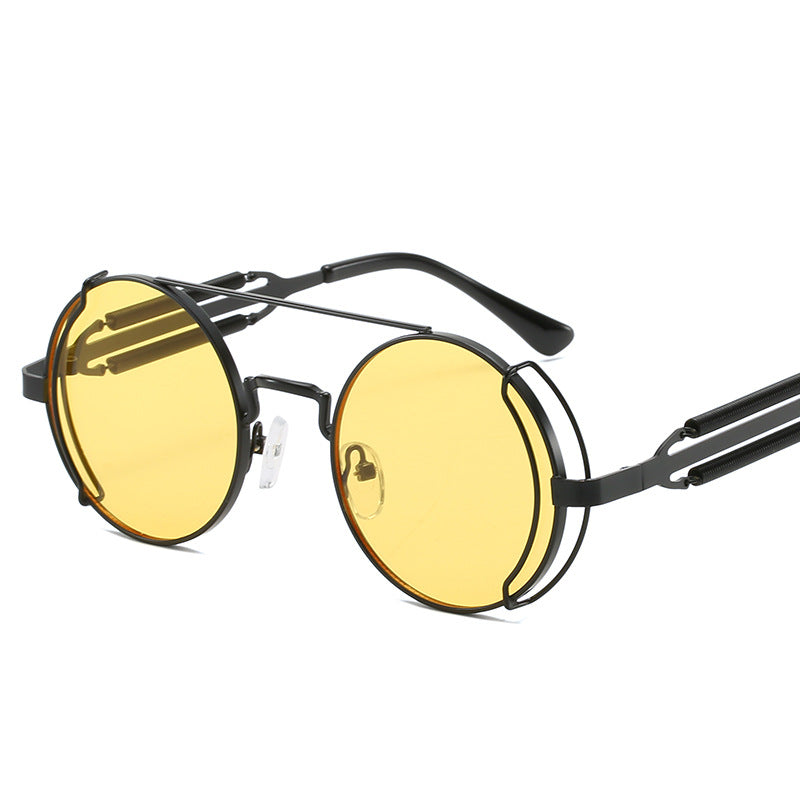 Damen modische Vintage-Sonnenbrille mit innovativem Drahtdesign Karnz